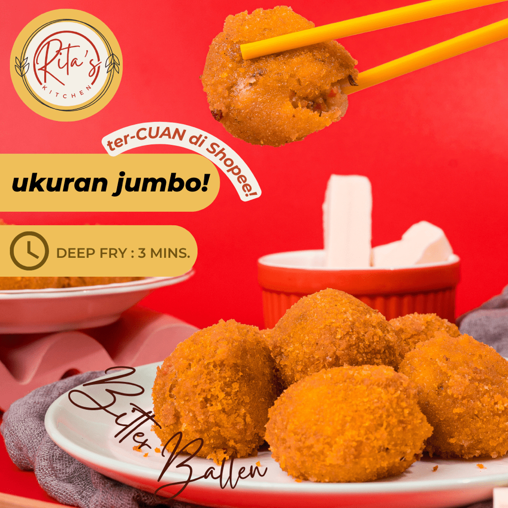 

Rita's Kitchen - Bitter Ballen Isi 6PCS Single Pack (Frozen)