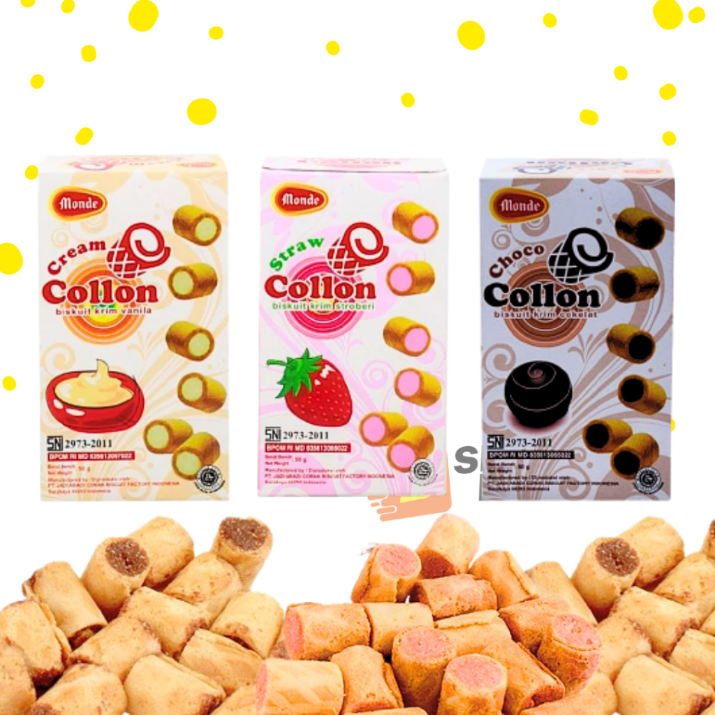 

*FRAULEINCO* Monde Collon Biskuit Krim - Netto 50 gr