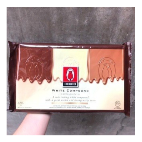 

TULIP WHITE COMPOUND Chocolate Coklat Cokelat Kompon PUTIH Tulip 200 g
