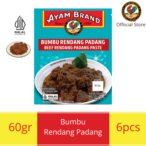 

Ayam Brand - Bumbu Rendang Padang Instant 6 pcs 60gr
