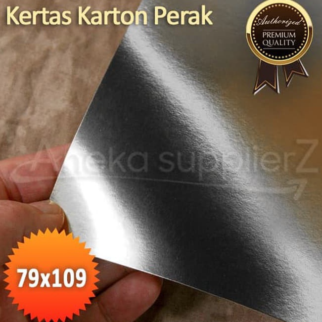 

e5Terkini Kertas Karton Perak Silver Plano 79x19cm 5 pcs L6