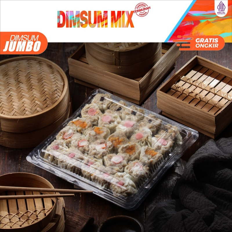 

dimsum frozen mix isi 100 pcs ukuran jumbo - harga termurah