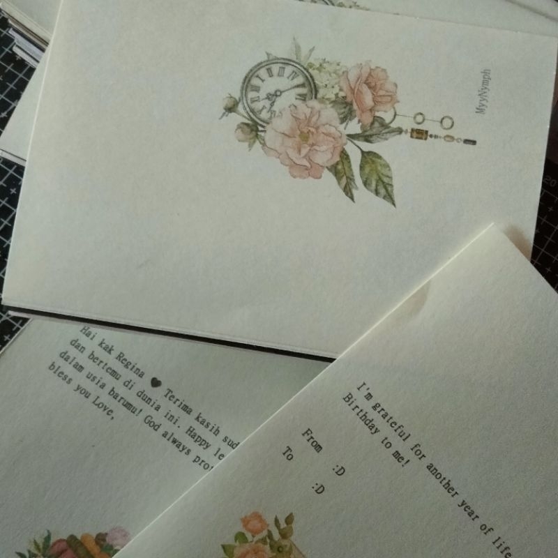 

shabby notebook a6 dan a5 - flower series