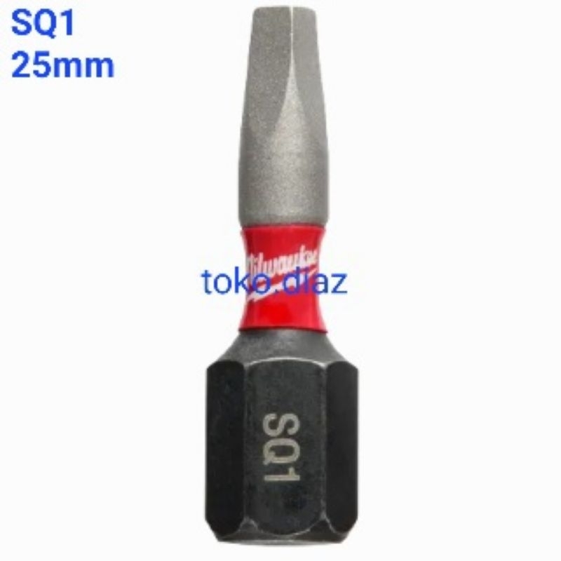 Mata obeng Milwaukee SQ1 / panjang 25mm