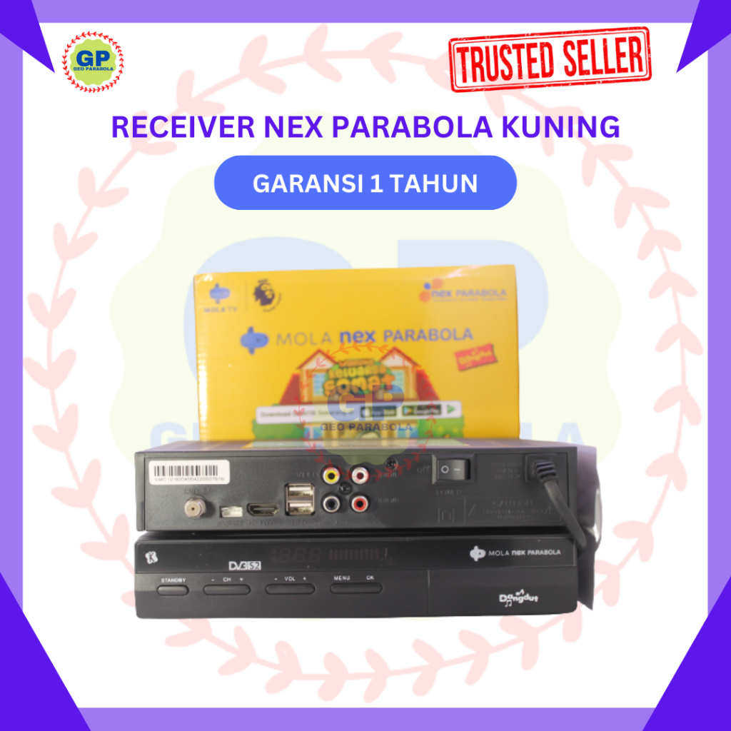 NEX RECEIVER PARABOLA NEX KUNING