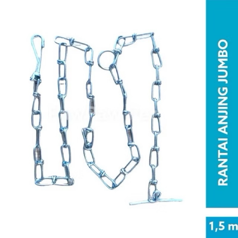 rantai anjing jumbo - Rantai anjing 5mm - Rantai anjing besar