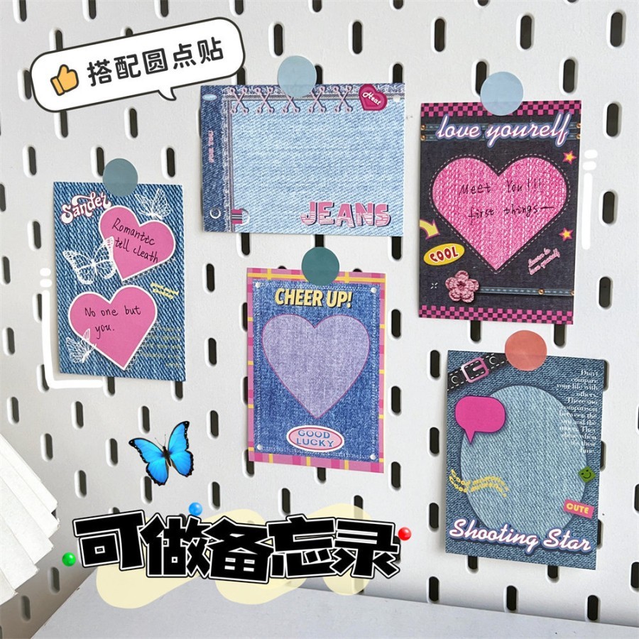 

Memo Pad Motif Jeans Unik Lucu Mini Notes Wall Deco Paper B010 - Disgusting