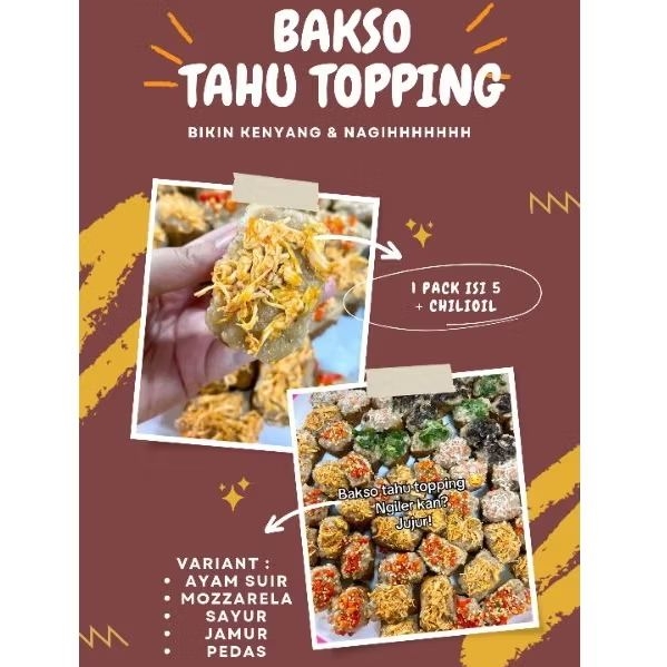 

TAHU BAKSO TOPPING GANAS