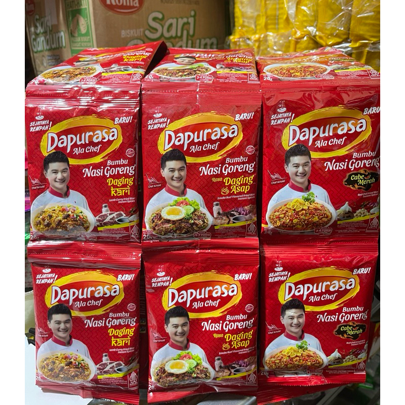 

BUMBU NASI GORENG DAPURASA SACHET 26GR ( 1 PCS )