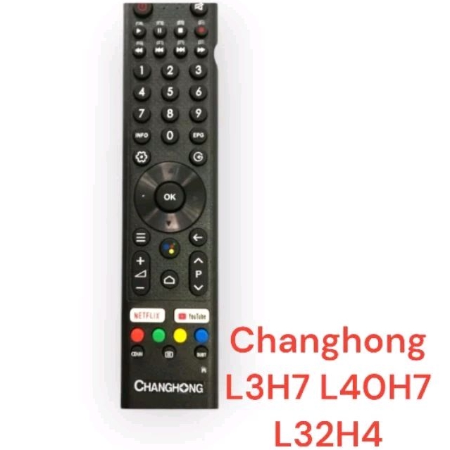remote tv changhonFL  smart tvREMOT INI DAPAT DIGUNAKAN UNTUK SMART TV CHANGHONG DENGAN TIPE SBB:L32