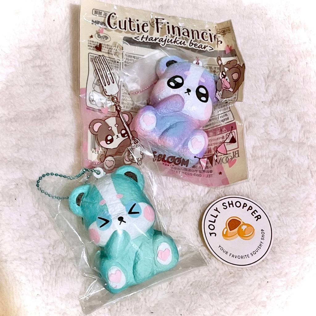[READY STOCK] iBloom Cutie Financier Harajuku Bear Squishy / Licensed Japan
