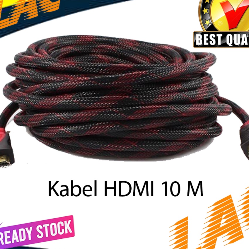 Hot KABEL HDMI 1M  KABEL HDMI 1M JARING  KABEL HDMI HH QUALITY