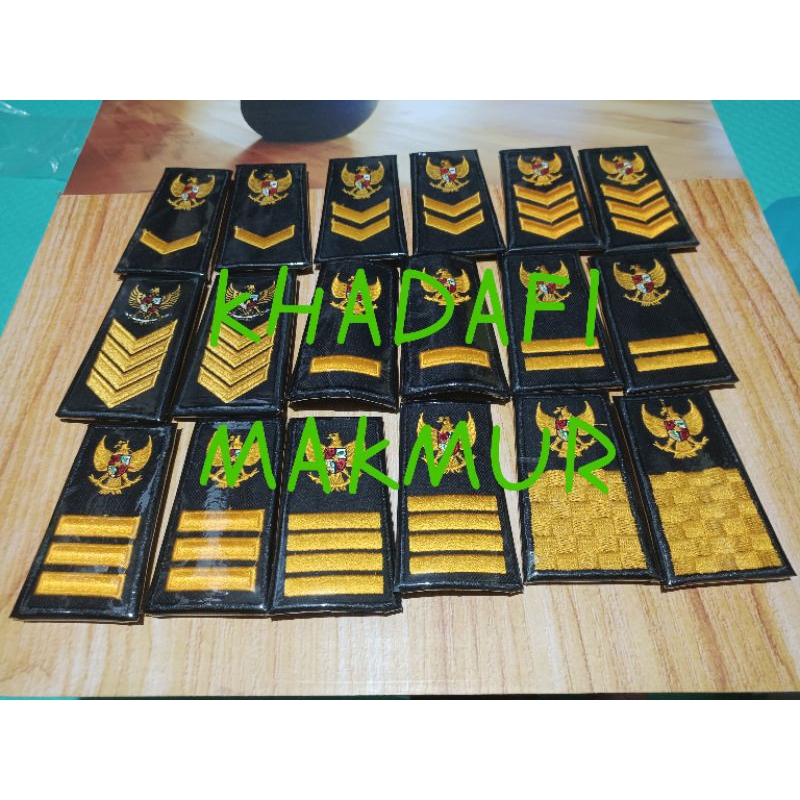 Pangkat bordir JEANS perhubungan kplp