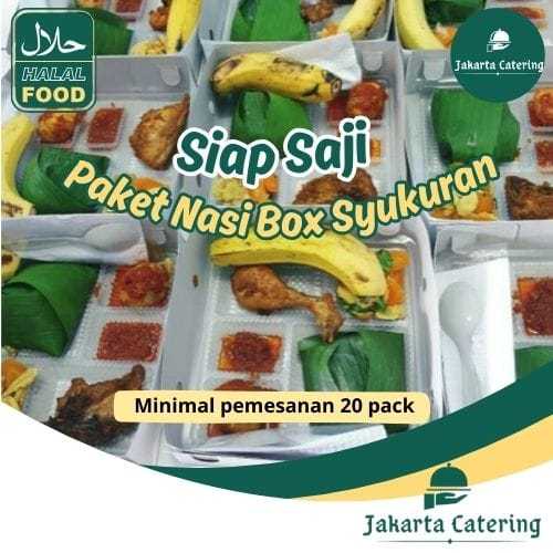 

Paket Nasi Box Syukuran Makanan Siap Saji Enak Nikmat Halal Favorit Semua Acara