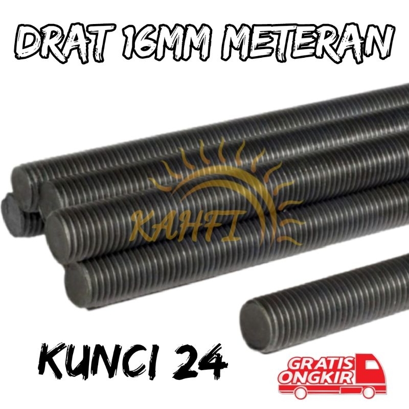 AS DRAT 5/8 INCH / M16. PANJANG 1METER