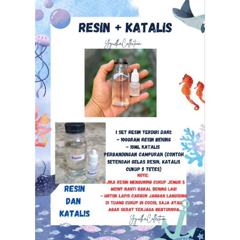 Resin Dan Katalis Joran Pancing/Resin Bening