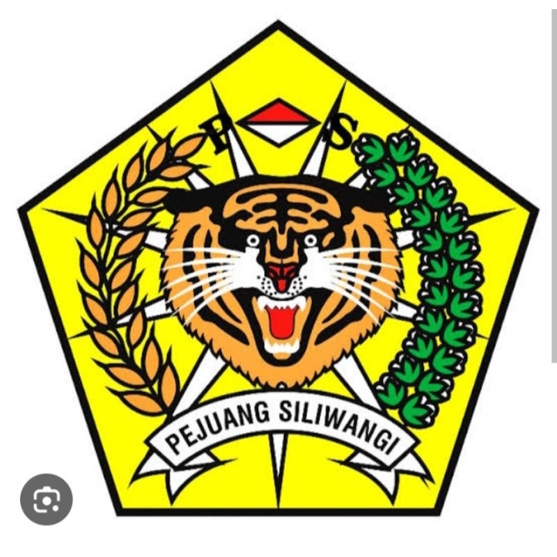 

stiker pejuang siliwangi, stiker print cutting, anti air, ukuran 10 cm