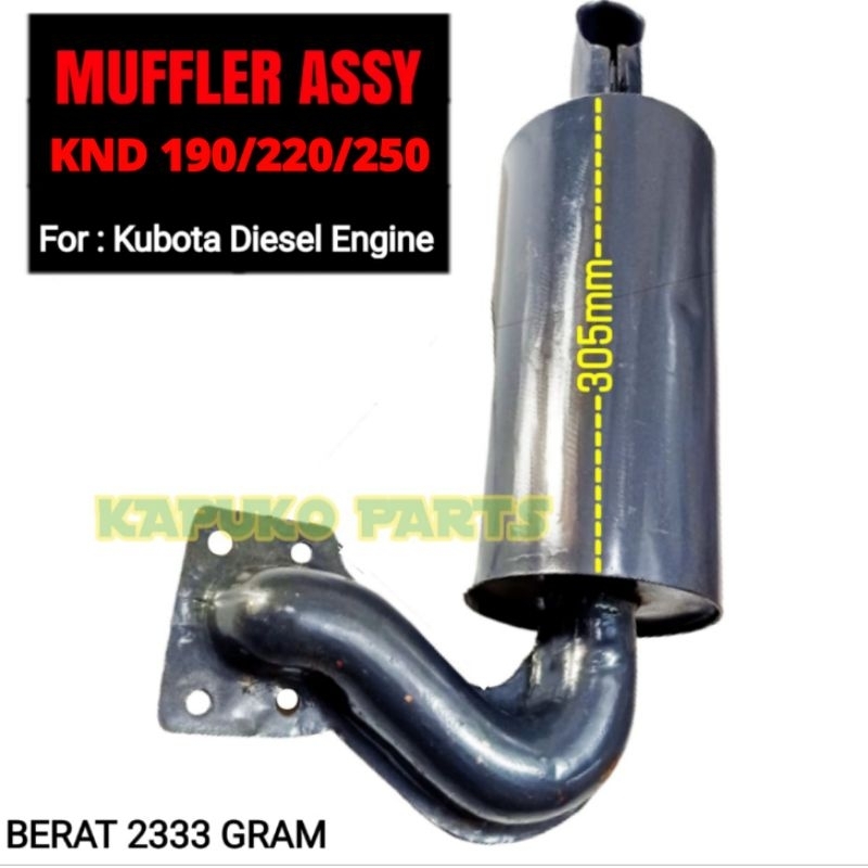 KND 190 KND220 KNALPOT UNTUK MESIN DIESEL KUBOTA
