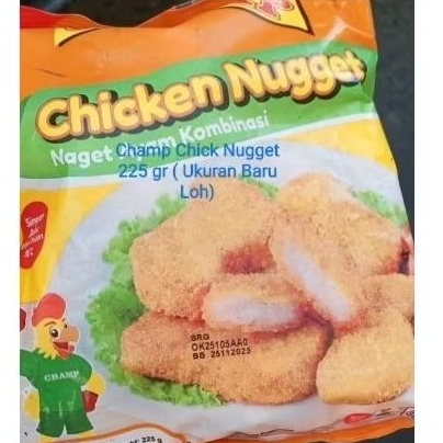 

Champ Chick Nugget 225 gr ( Ada yang baru loh)