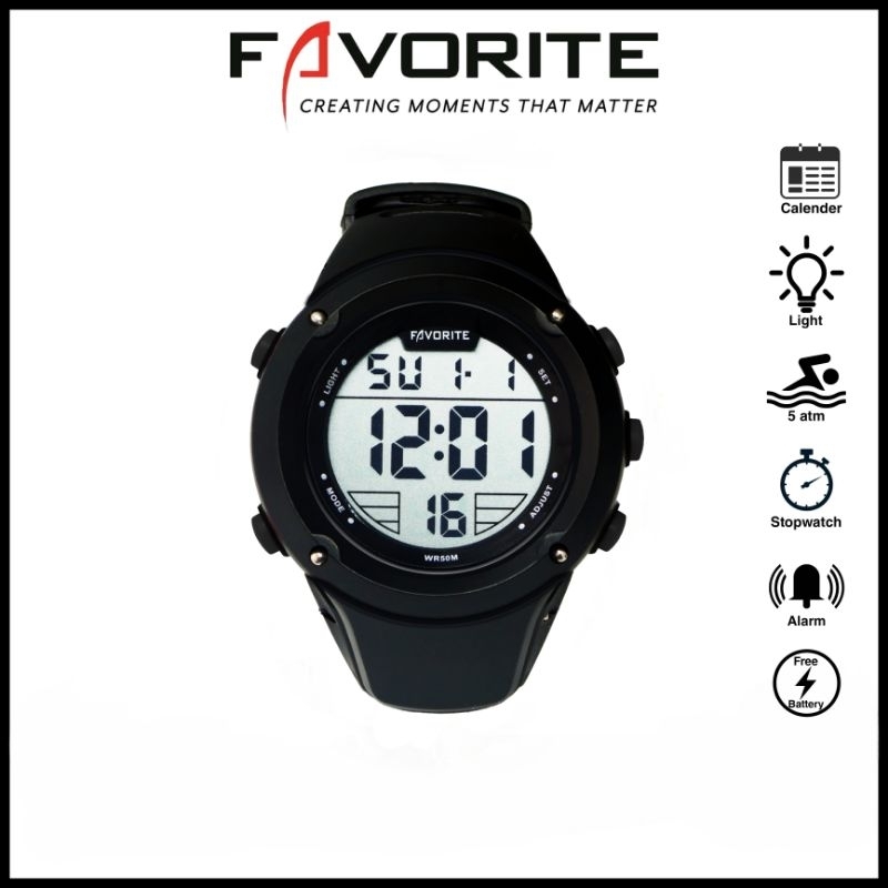 Favorite Jam Tangan Digital 316 Original