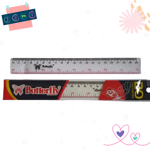 

Penggaris Plastik Butterfly 20 cm