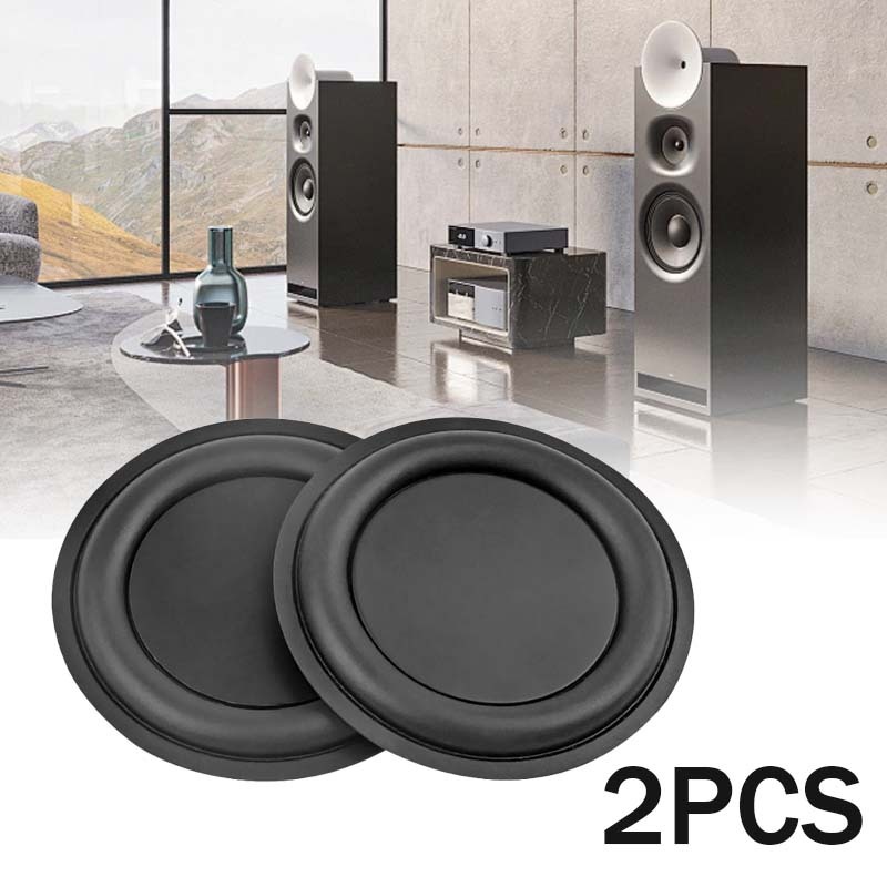 2 Pcs Pasif Radiator 3 Inch Radiator Bass Speaker Passive Bass Radiator 75mm/92mm Membran Speaker Pe