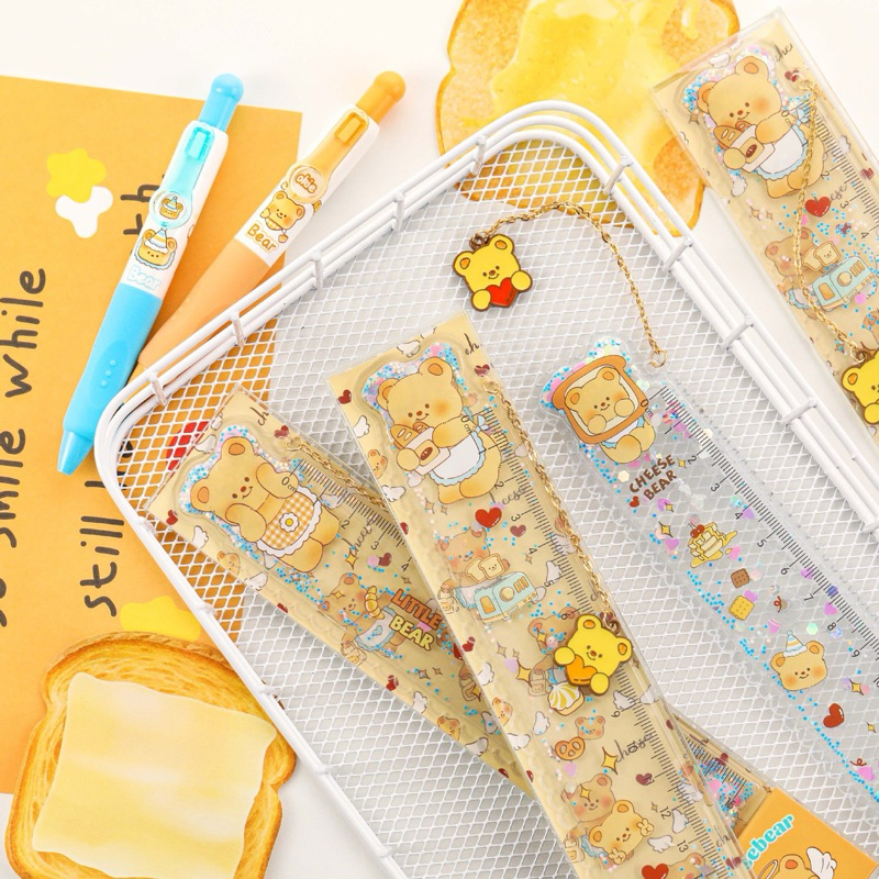 

Penggaris Ruler Bear Pooh Transparan 15cm Alat Ukur #t042