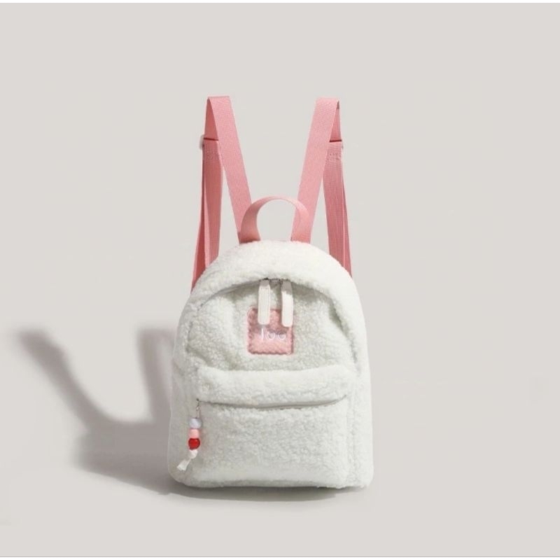 Tas Ransel Bulu Wanita Tas Punggung Cewek Tas Gendong Bulu Mini Backpack Tas Punggung GT 034