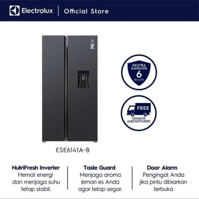 ELECTROLUX KULKAS SIDE BY SIDE ESE6141A-BID