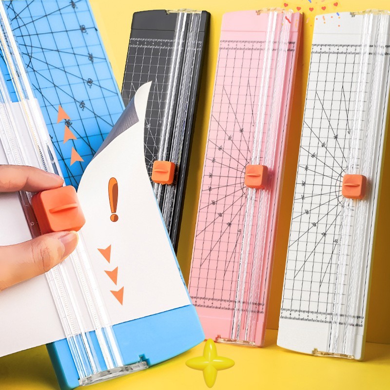 

A4 Paper Cutter / Pemotong Kertas Portable A4 & Refill Blade Alat Pemotong Kertas HVS / Paper Cutter / Trimmer A4