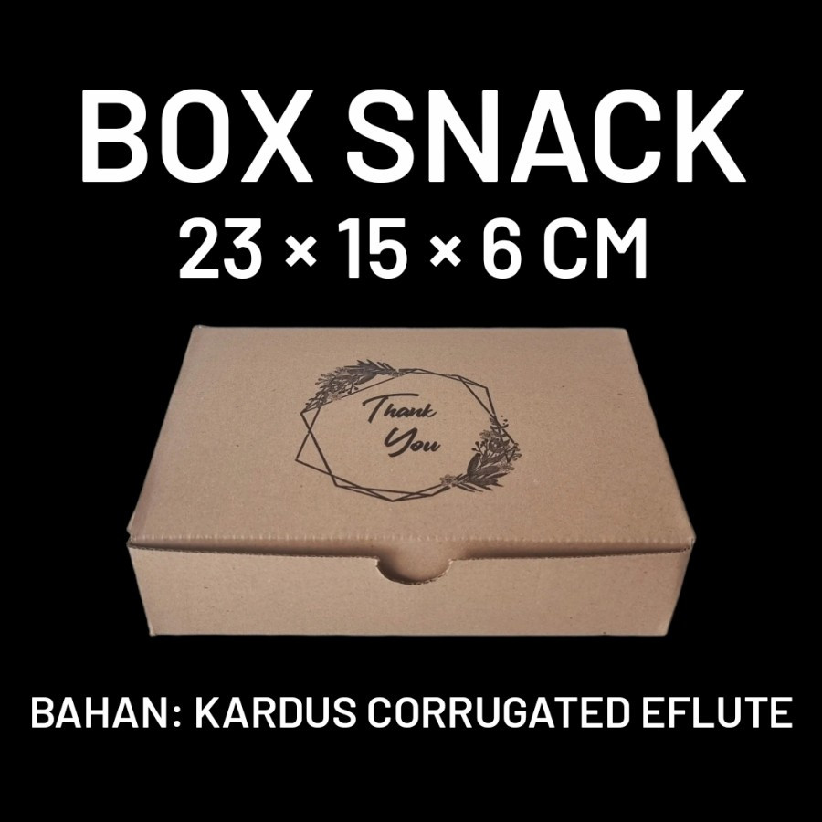 

10 Pcs Dus Packaging Snack Box Hampers Souvenir Ukuran 23 x 15 x 6cm