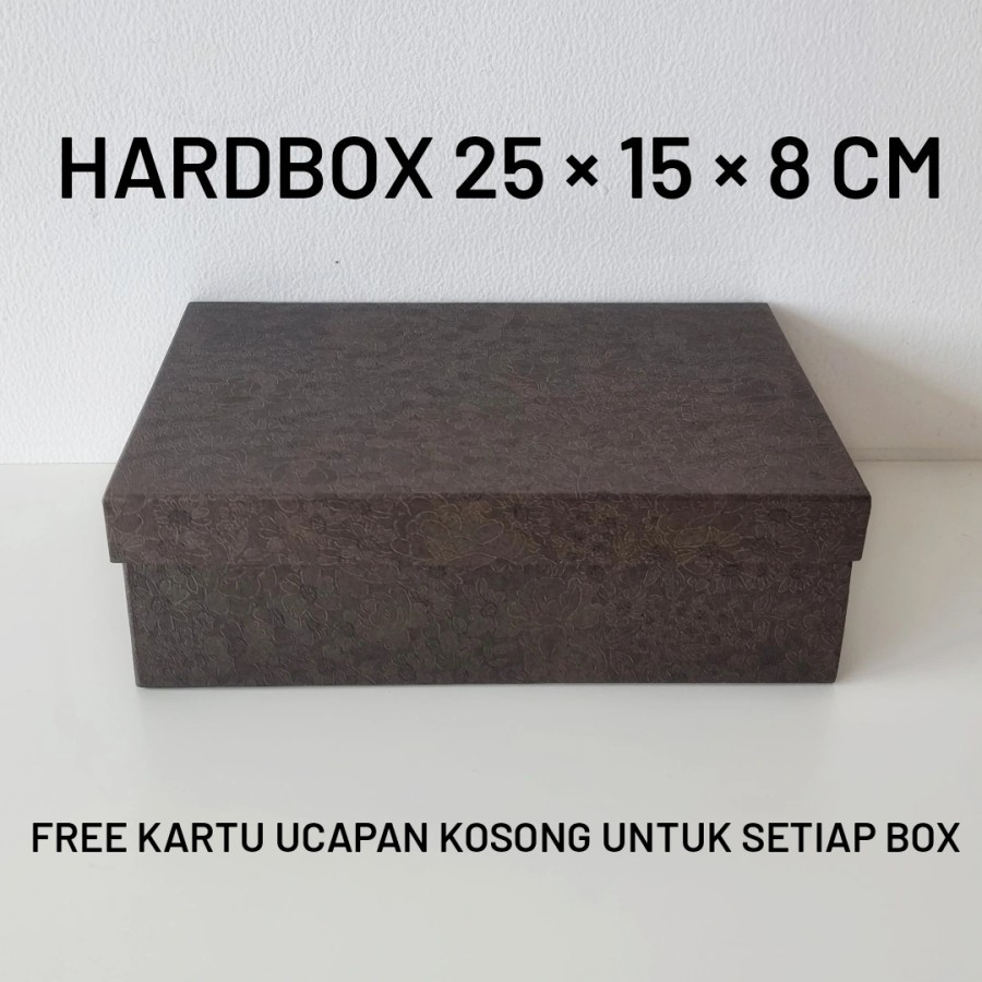 

Hardbox Packaging Souvenir Wedding Hampers Kado Gift Polos Ukuran 25 x 15 x 8cm