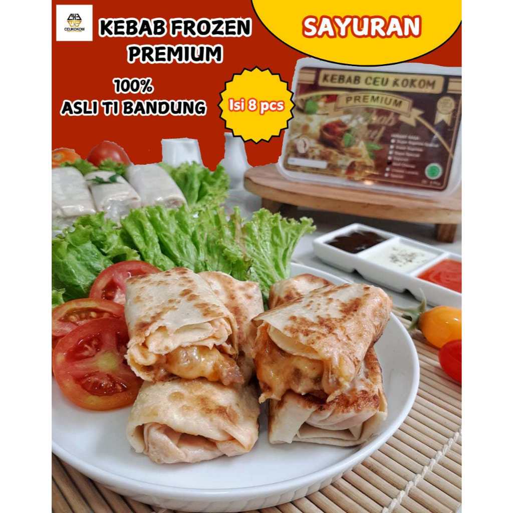 

KEBAB FROZEN PREMIUM SAYURAN CEU KOKOM
