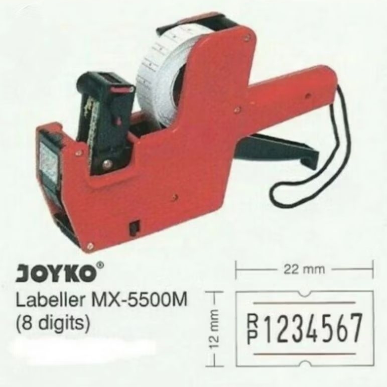 

Mesin Tembak Alat Label Harga MX-5500M Price Labeller Exp Date