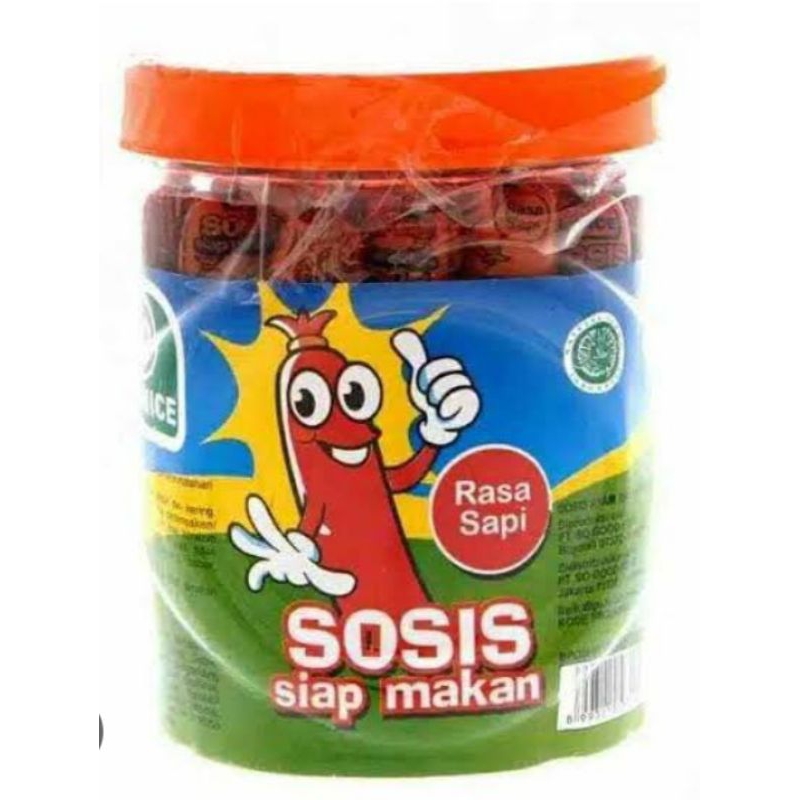 

SOSIS SO NICE RASA SAPI SIAP MAKAN.