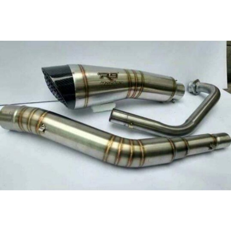 knalpot racing R9 H2 full system CBR 150R Thailand CBR 250R CBU Thailand CB150R new Vixion R15 v3 yz