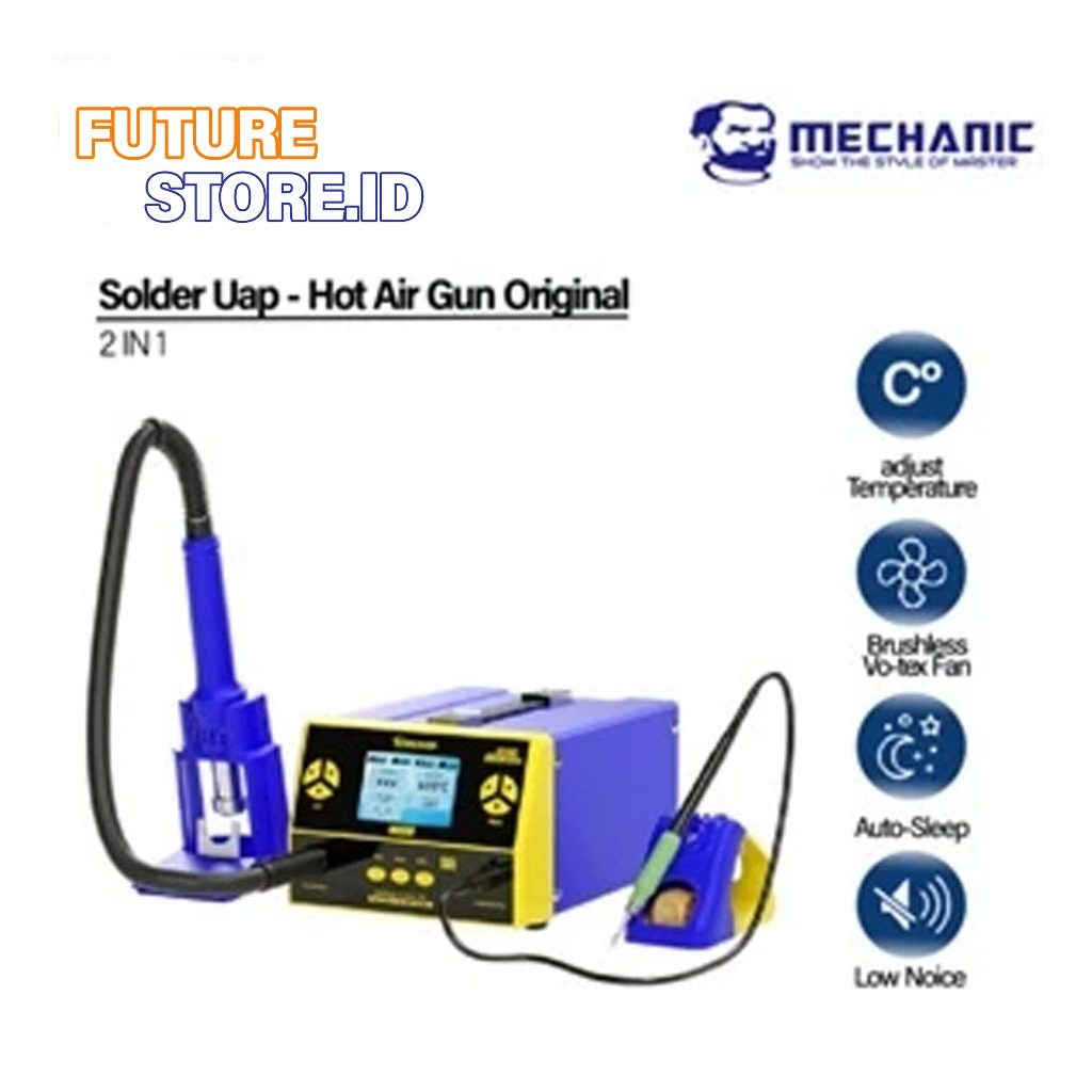 BLOWER  MECHANIC 861DS 2 IN 1 DUAL FUNCTION REWORK STATION ORIGINAL - Solder Uap  Original