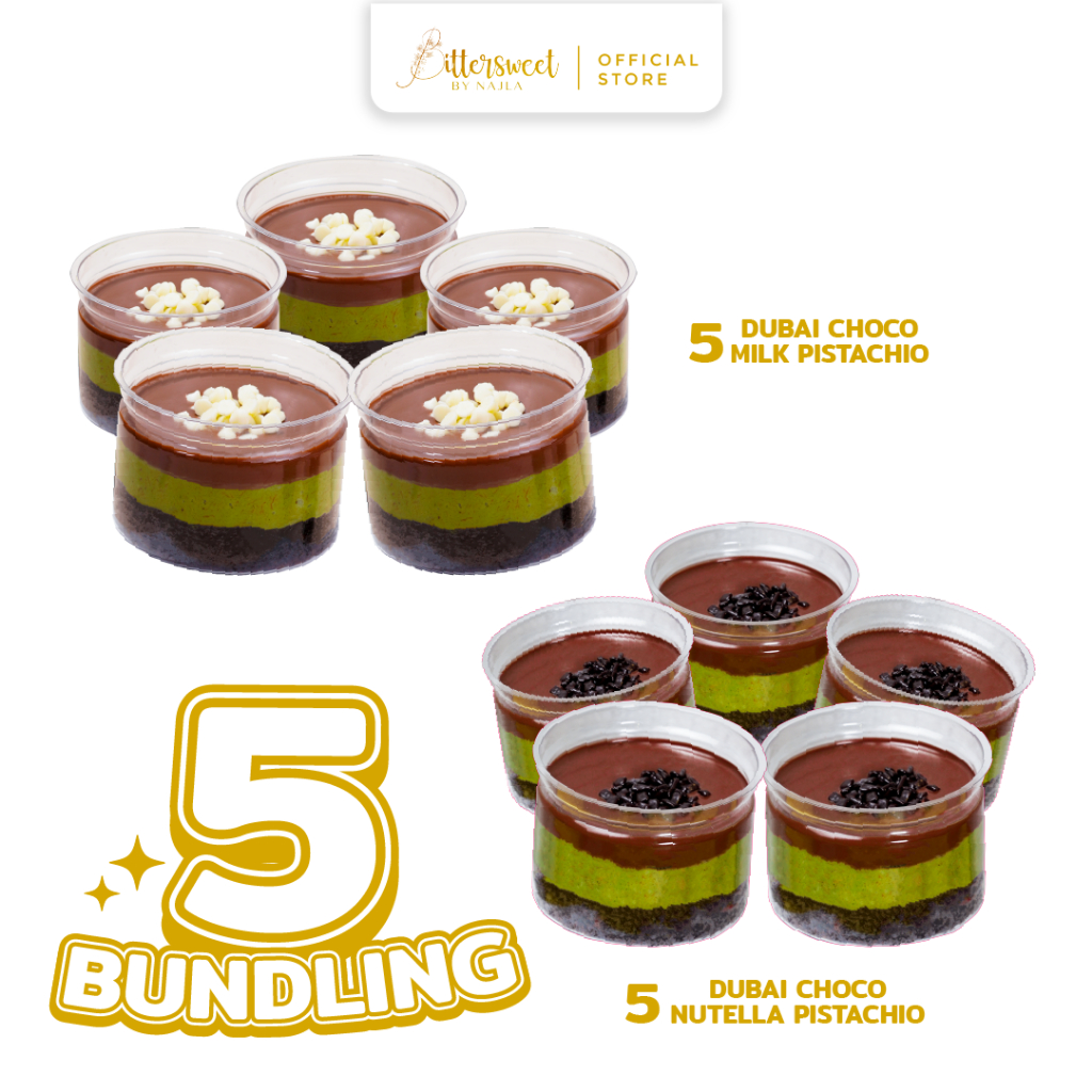 

Bundle 5 pcs Dubai Choco