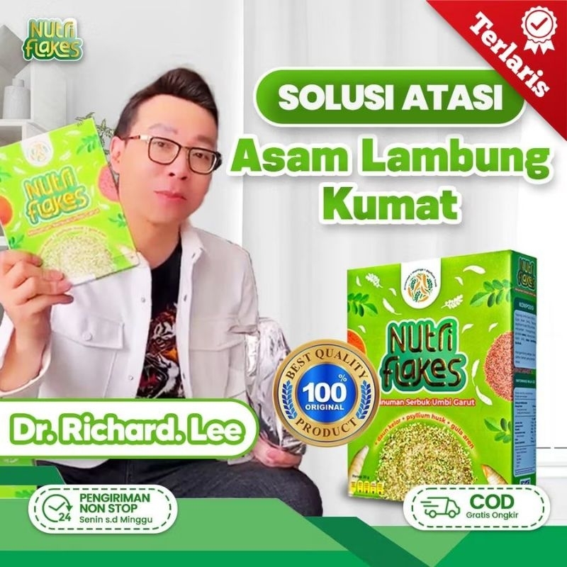 

NutriFlakes Minuman Sereal Umbi Garut Bantu Masalah Asam Lambung Maag Diet Sehat Pelancar Pencernaan