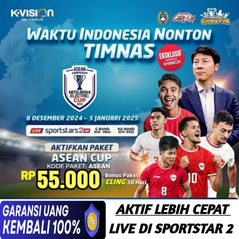 Paket Bola  Kvision Timnas Piala Aff 2024