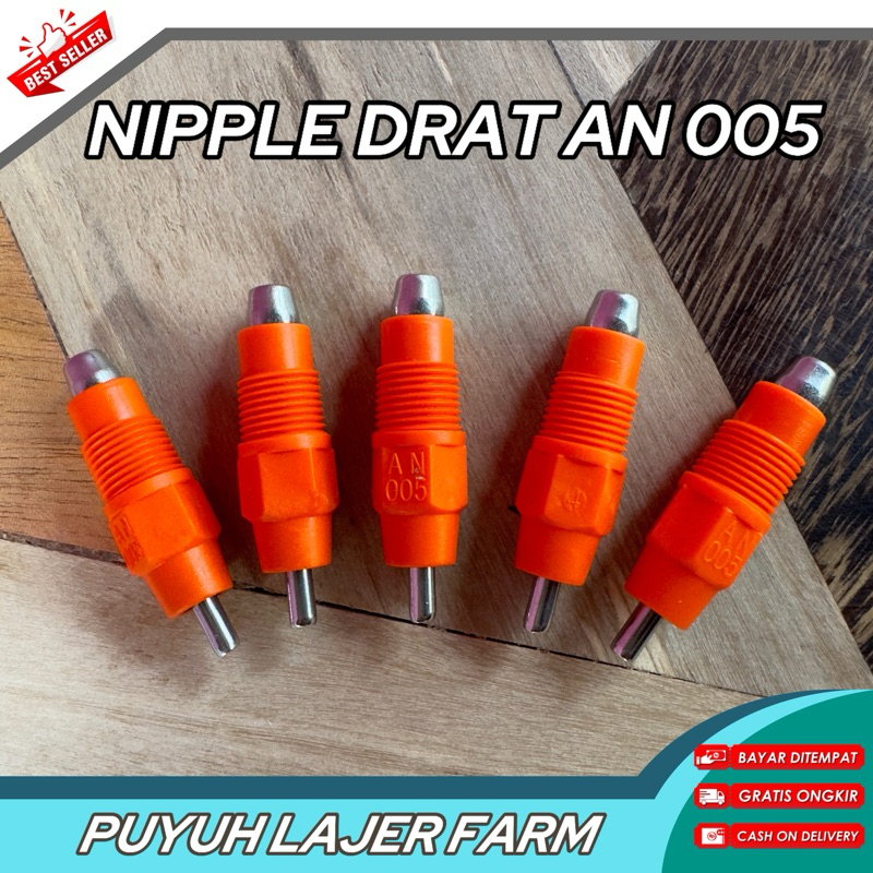 NIPEL nepel Nipple drat an 005 nipel saja nipple ayam broiler nipple puyuh nipel ayam drat ulir nipp