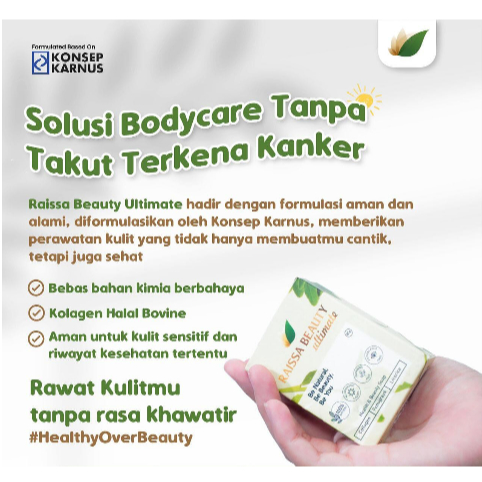 Raissa Beauty Ultimate sabun alami dengan kolagen fenugreek