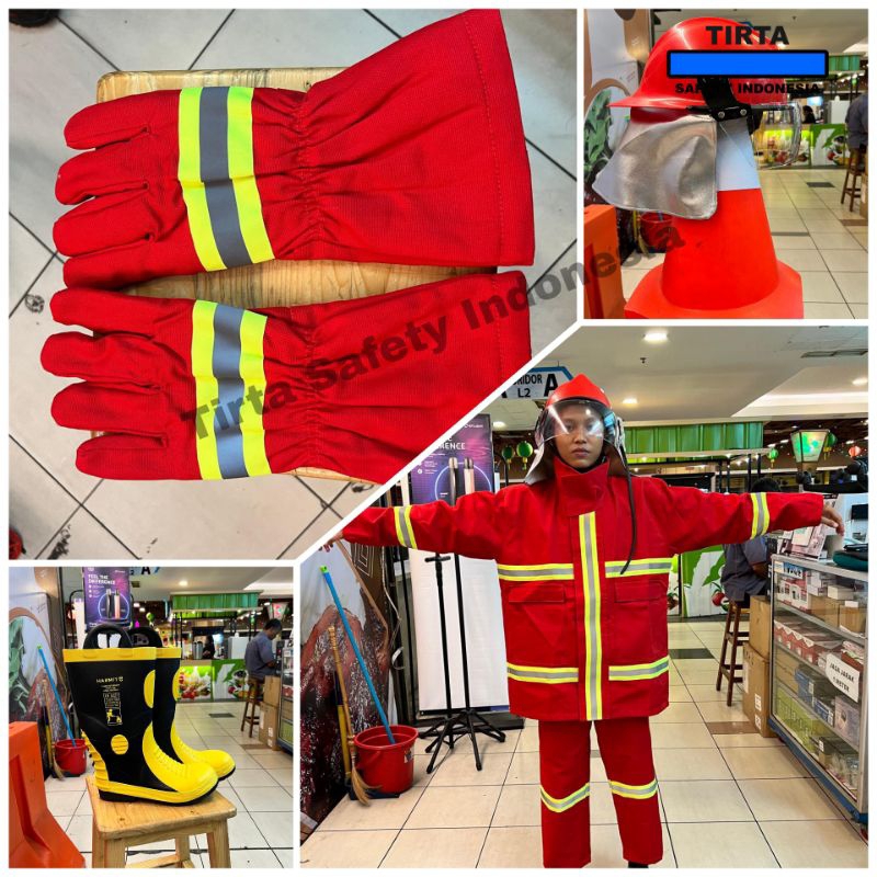 Baju Pemadam Kebakaran 1 Set Lengkap
