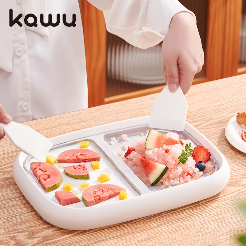 kawu Ice Cream Roll Maker Alat Pembuat Ice Cream dan Yogurt  Es Krim Ice Cream Roll Yogurt Maker Yog