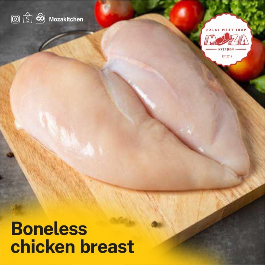 

Dada Ayam Boneless Tanpa Tulang & Kulit | Fillet Chicken Breast - 1 kg