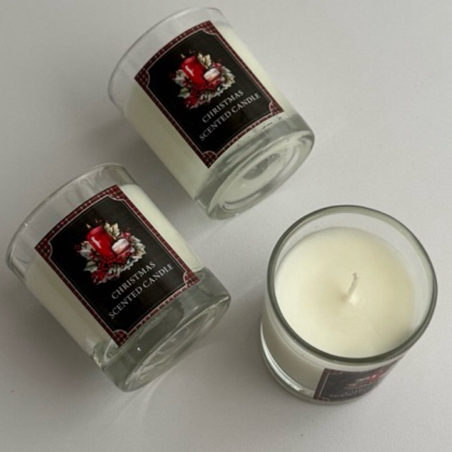 Christmas Candle / Scented Candle Lilin aroma terapi souvenir / lilin aesthetic