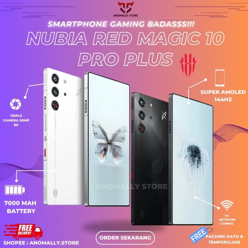Nubia RED MAGIC 10 Pro+ 5G 16GB/512GB 24GB/1TB Snapdragon 8 Elite Fullset