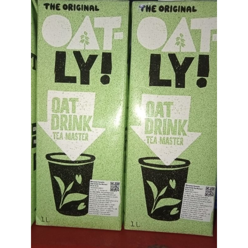 

susu oatly. minuman susu oat 1L