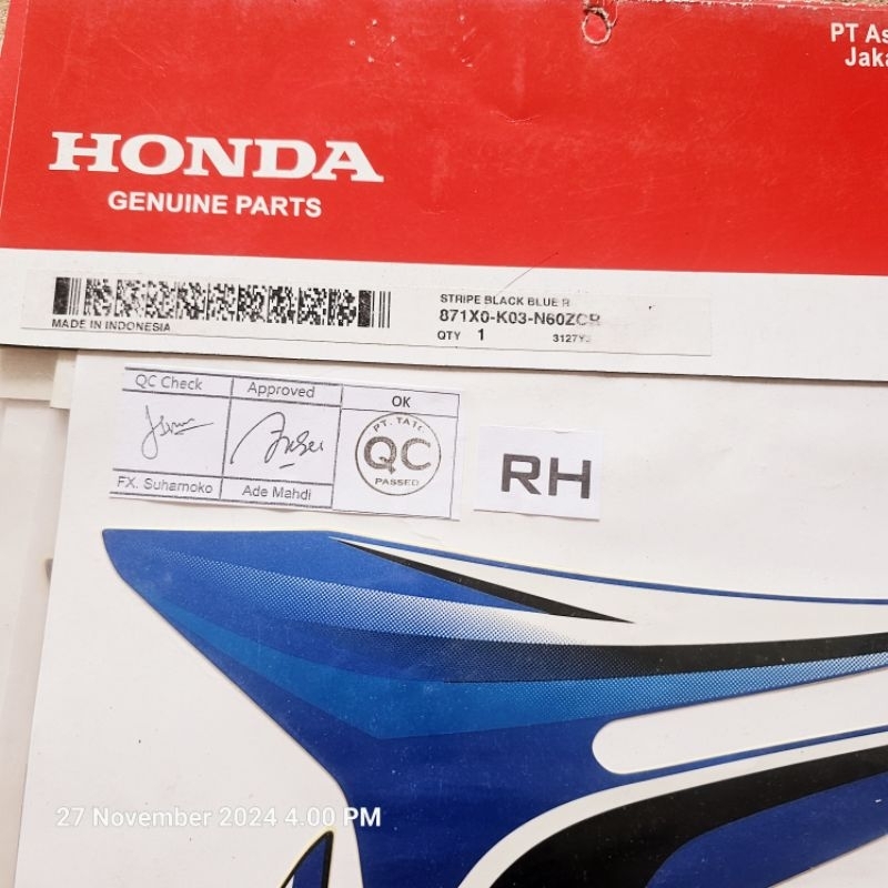 Stripe body Revo 110 New . 871X0-K03-N60
