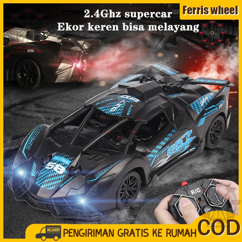 Ferris Wheel 2.4G RC semprot /Bugatti/rc spray mobile mobil sport kecepatan tinggi drift